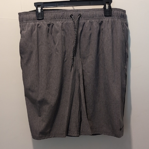 Nike 9" Men's Gray Swim Shorts - Picture 2 of 6